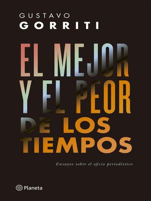 cover image of El mejor y el peor de los tiempos